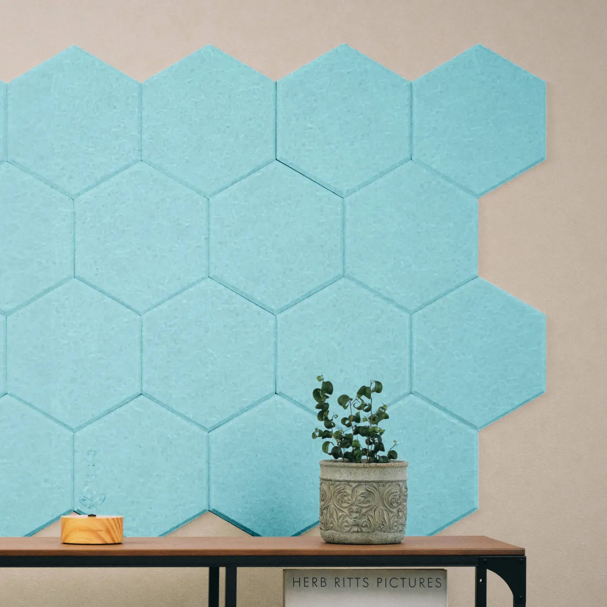 吸音パネル 「hisoka」厚さ9mm 虫ピン付属 12枚セット