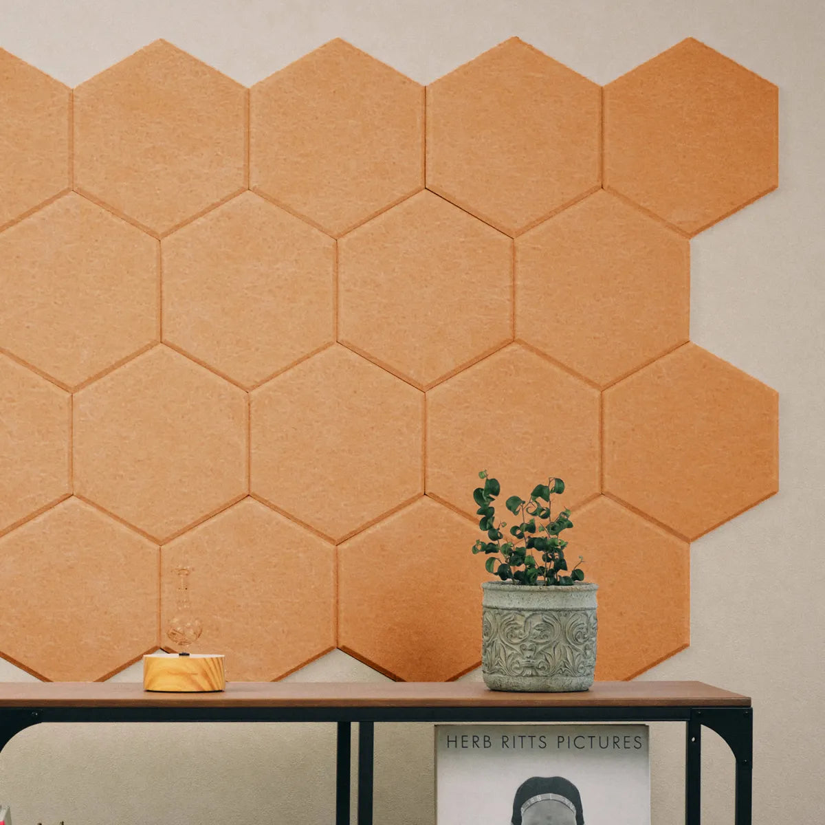 吸音パネル 「hisoka」厚さ9mm 虫ピン付属 12枚セット