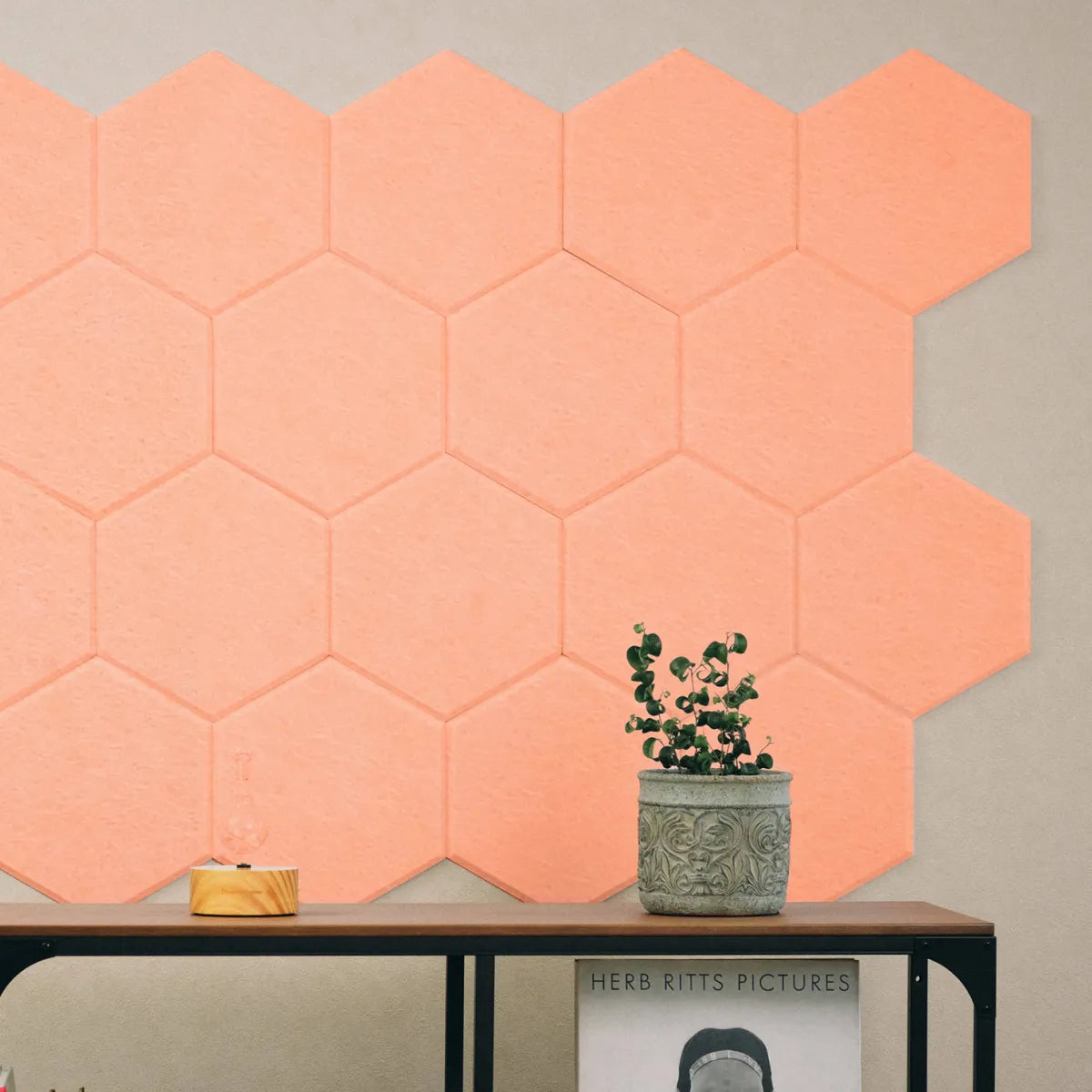 吸音パネル 「hisoka」厚さ9mm 虫ピン付属 12枚セット