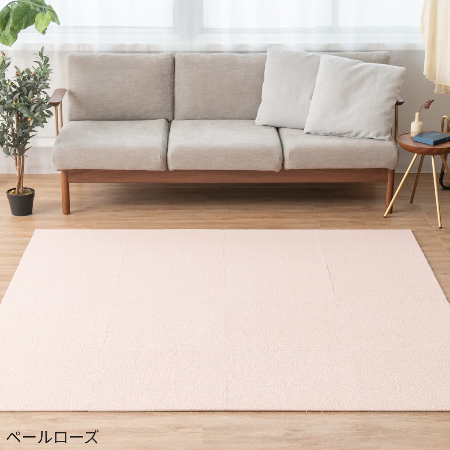 日本製 タイルカーペット 「Soful」 床衝撃音低減ΔLL(I)-4 50×50cm 厚み10mm 10枚セット