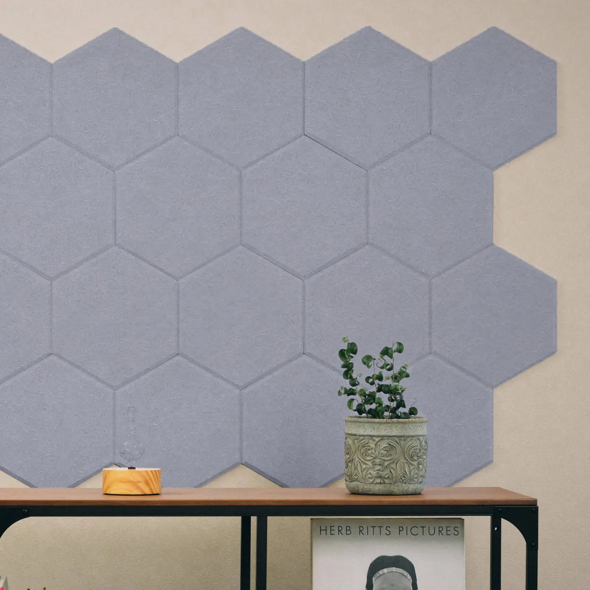 吸音パネル 「hisoka」厚さ9mm 虫ピン付属 12枚セット