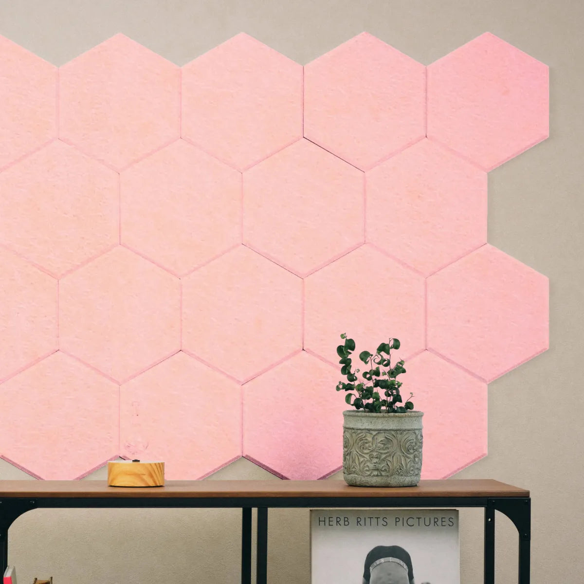 吸音パネル 「hisoka」厚さ9mm 虫ピン付属 12枚セット