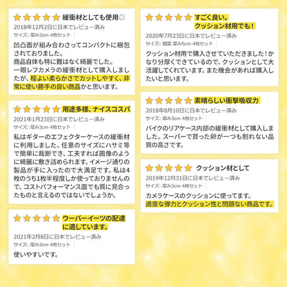 フラット型 ウレタンフォーム 25cm×25cm 厚み3cm  密度26kg/m3 【4枚/12枚/24枚】