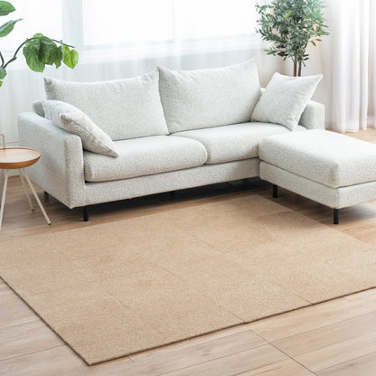 日本製 防音タイル カーペット「Fuwra」床衝撃音低減ΔLL(I)-5 40×40cm 厚み10mm 10枚セット