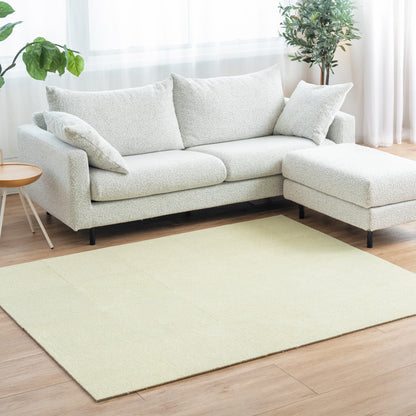 日本製 防音タイル カーペット「Fuwra」床衝撃音低減ΔLL(I)-5 40×40cm 厚み10mm 10枚セット