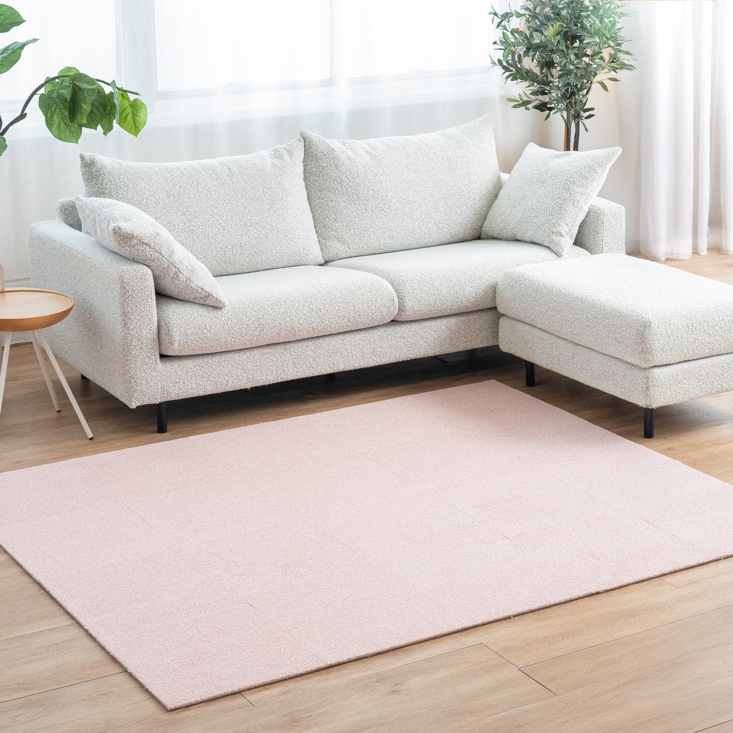 日本製 防音タイル カーペット「Fuwra」床衝撃音低減ΔLL(I)-5 40×40cm 厚み10mm 10枚セット