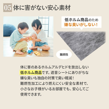 防音ファストラボ】日本製遮音シート「saegiri」30cm×30cm 1.2mm厚 面 